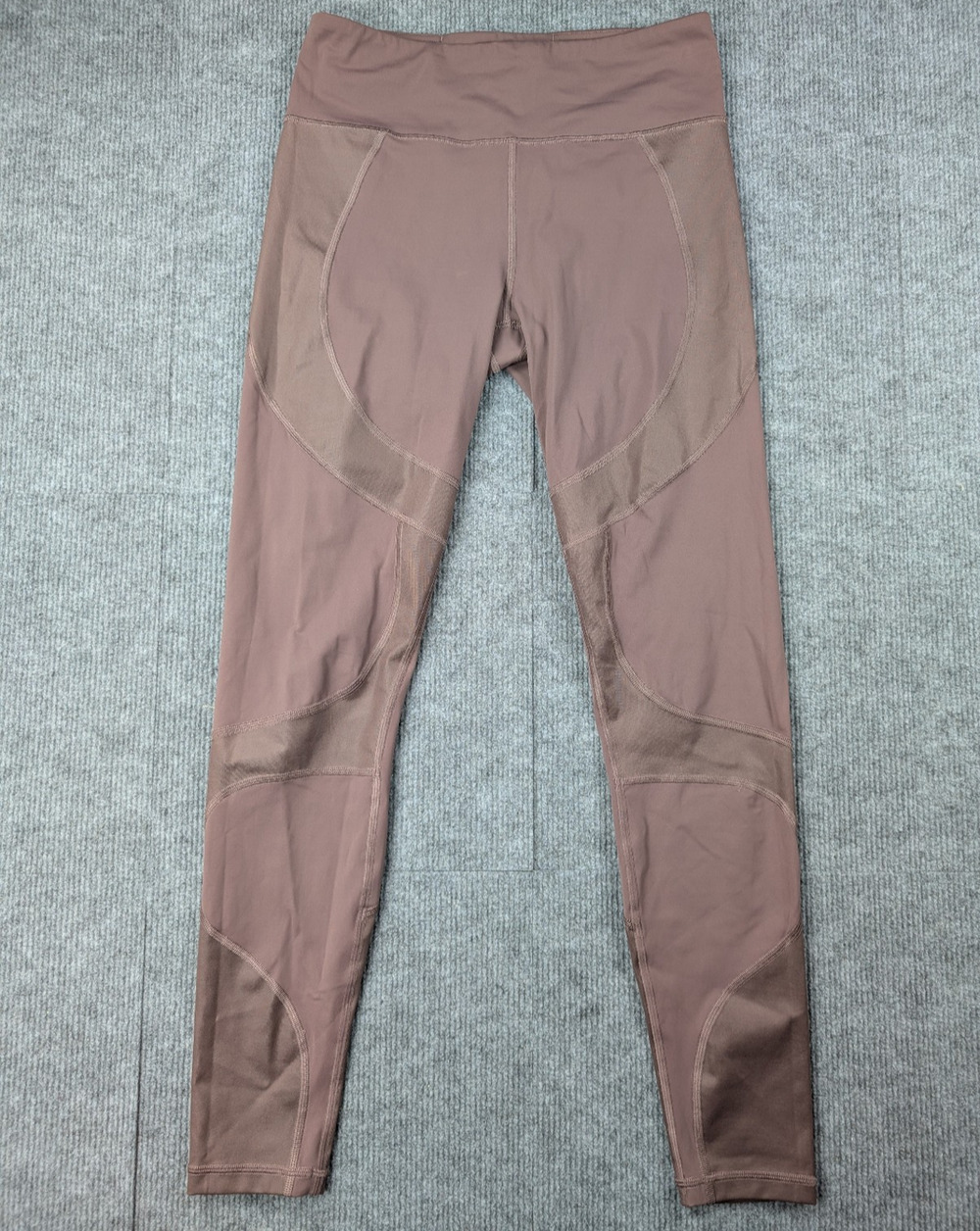 Lululemon City Core Leggings Women 8 Athleisure Workout Brown Athletic Gym Train